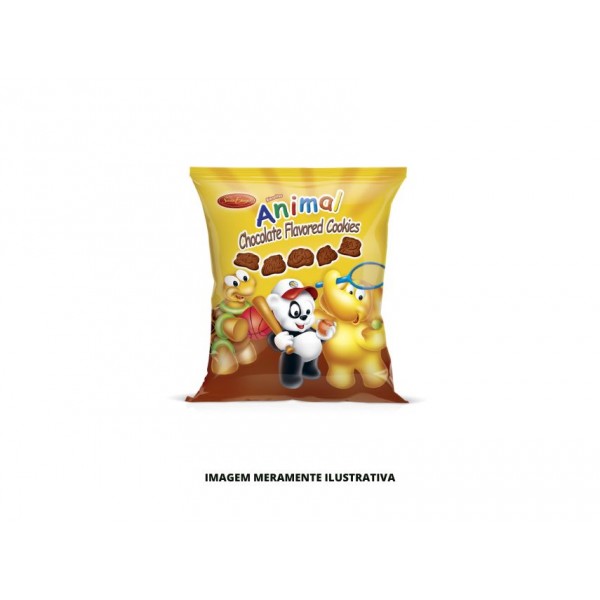 BISCOITO SANTA EDWIGES ANIMAL CHOCOLATE 1X40X100G